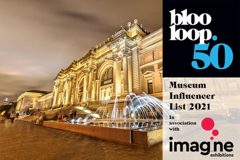 Blooloop 50 museum influencer list with Imagine Exhibitions