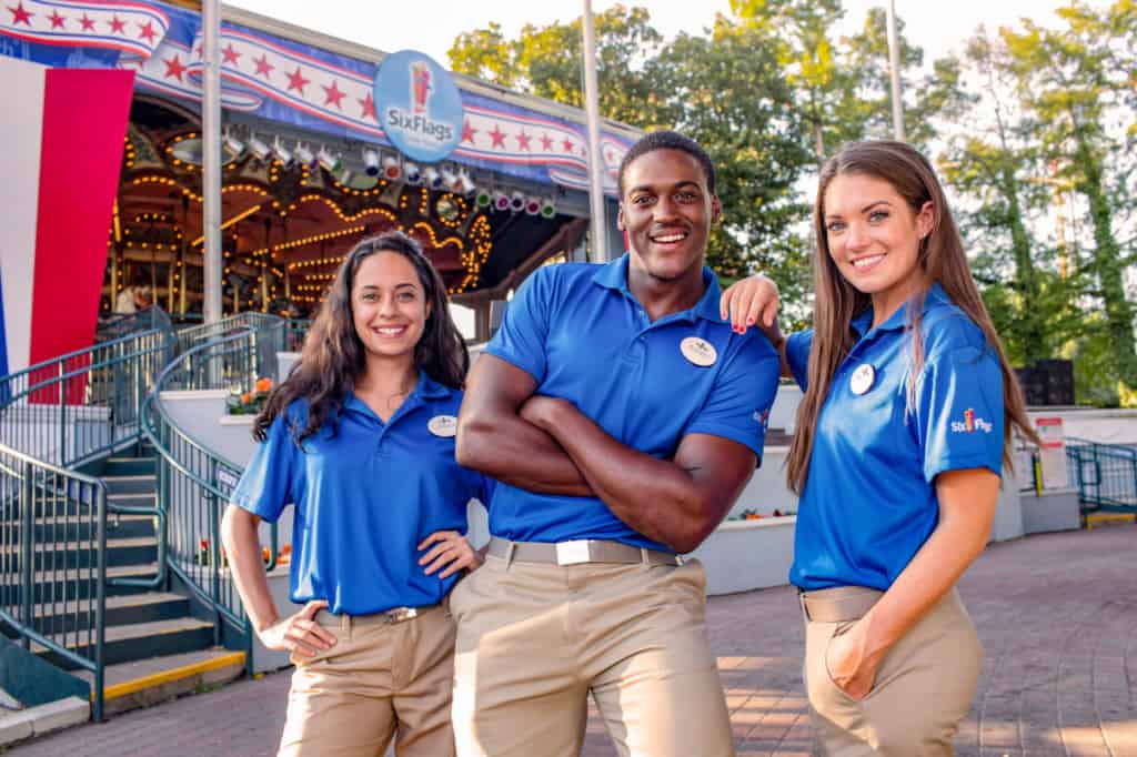 six flags employee bonus attraction staffing