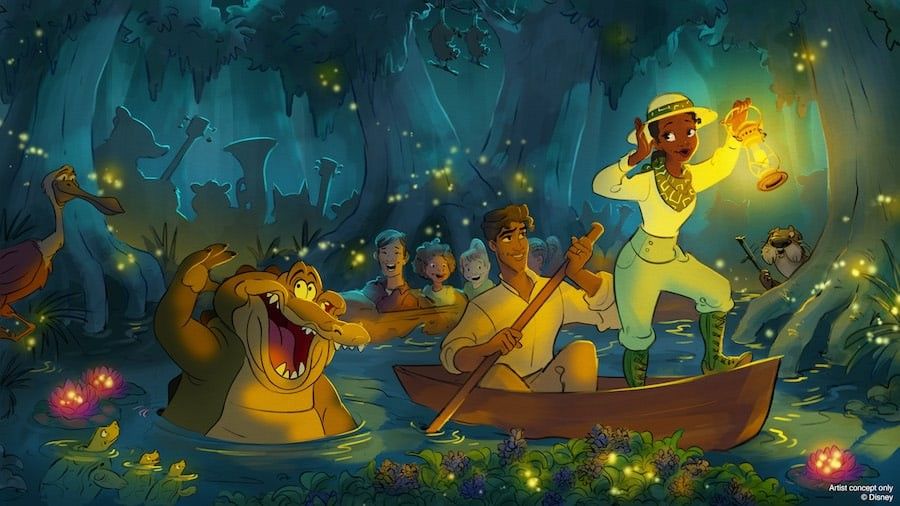 Disney shares details, concept art for Princess and the Frog ride
