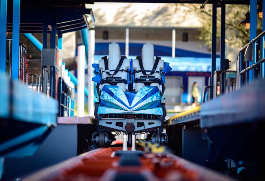 seaworld orlando ice breaker coaster