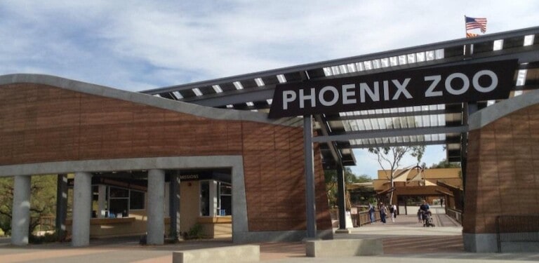 Phoenix Zoo entrance