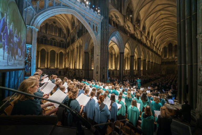 Girl's Choir Salisbury Cathedral