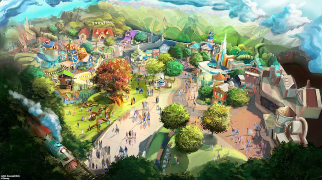 disneyland mickey's toontown makeover