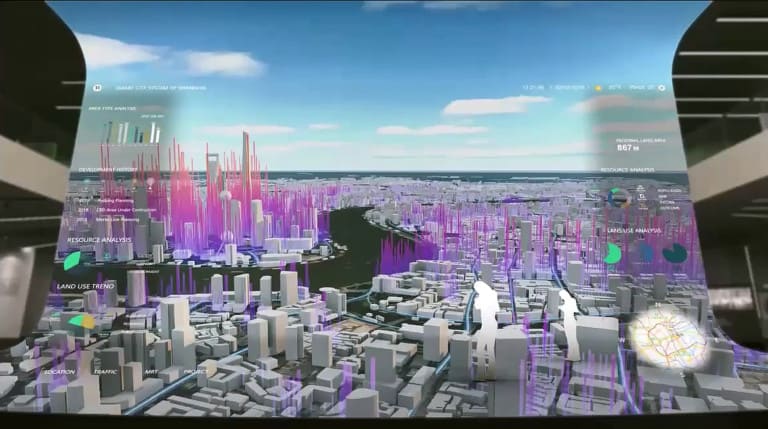 project: syntropy SUPEC - Draft Rendering of Ground Floor 3D City Model Data Overlay