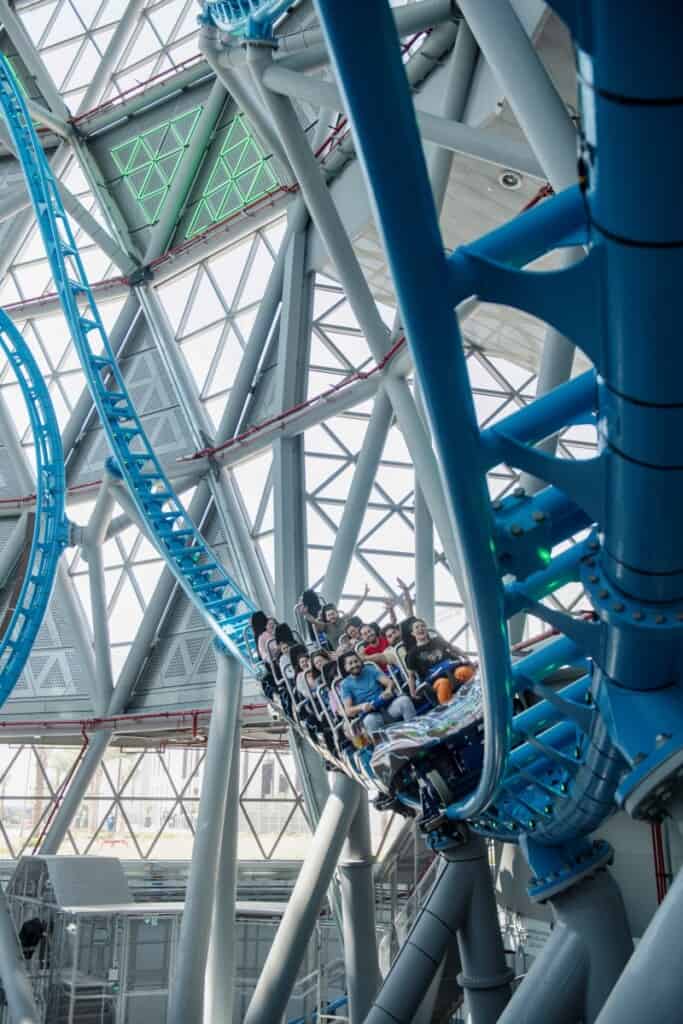 Intamin The Storm Dubai Hills Mall Roller Coaster