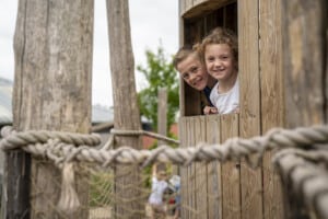 Kids in playground Marwell Zoo