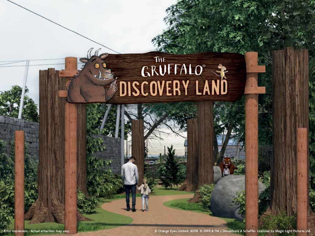 Twycross Zoo opening immersive Gruffalothemed land blooloop
