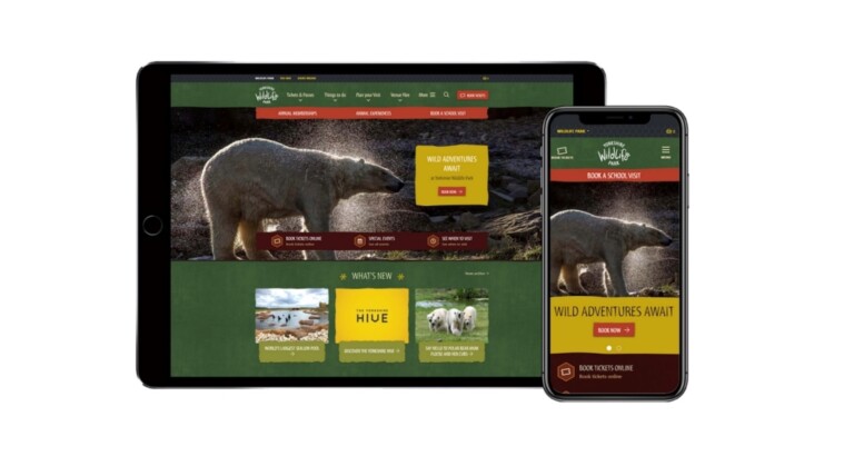 Yorkshire Wildlife Park Semantic browser website design