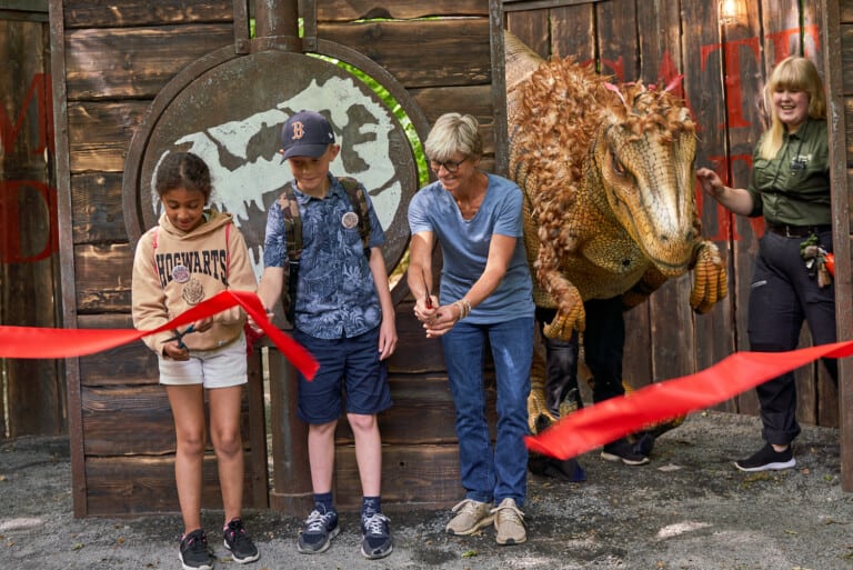 Skånes Djurpark dinosaur attraction