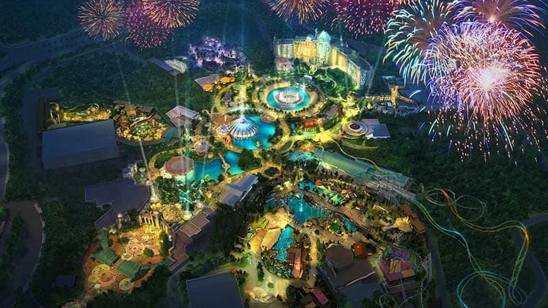 Epic Universe theme park rendering - NBC Universal