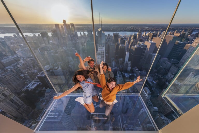 SUMMIT One Vanderbilt Levitation, all-glass ledges.