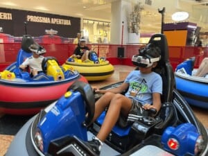 Spree VR bumper cars verona mall