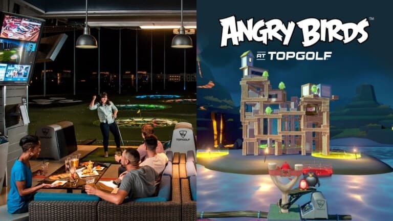 Angry Birds at Topgolf