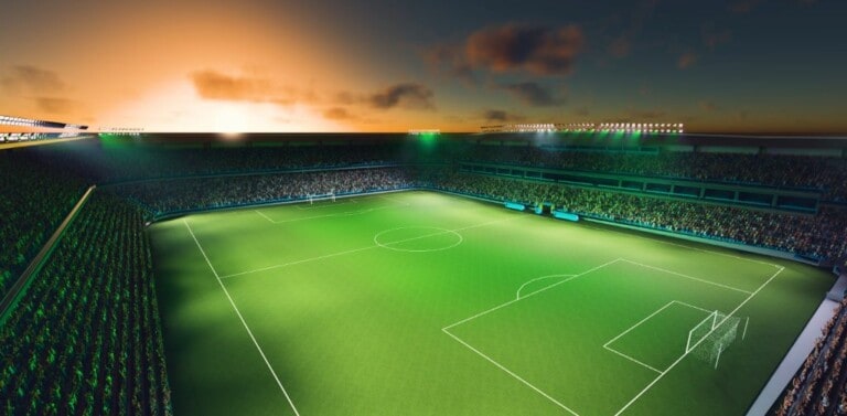 Painting with Light Mrsool Park Riyadh stadium visual