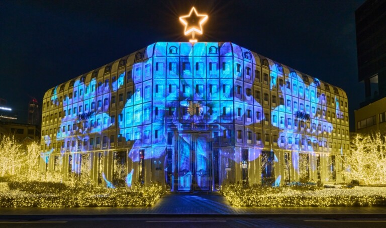 dstrict DIOR christmas facade