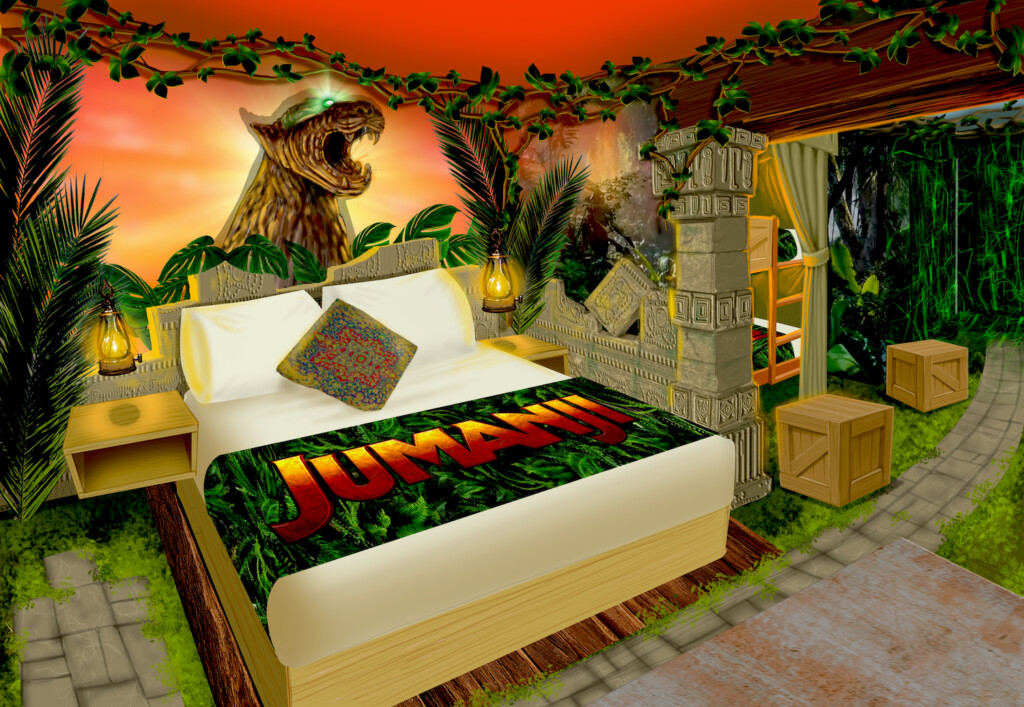 chessington jumanji hotel room