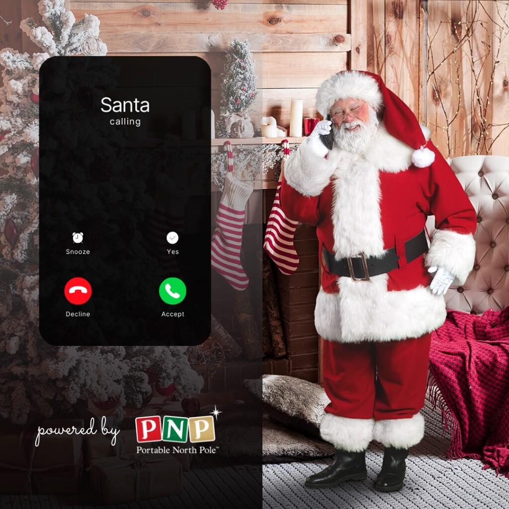 Photogenic Portable North Pole Santa call