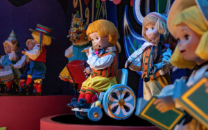 disney world doll in a wheelchair