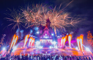 Lotte World Busan fireworks