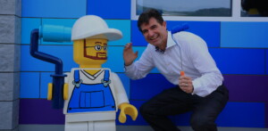 Scott O'Neil Merlin with lego figure