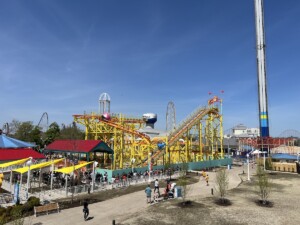 Zamperla Wild Mouse roller coaster at Cedar Point