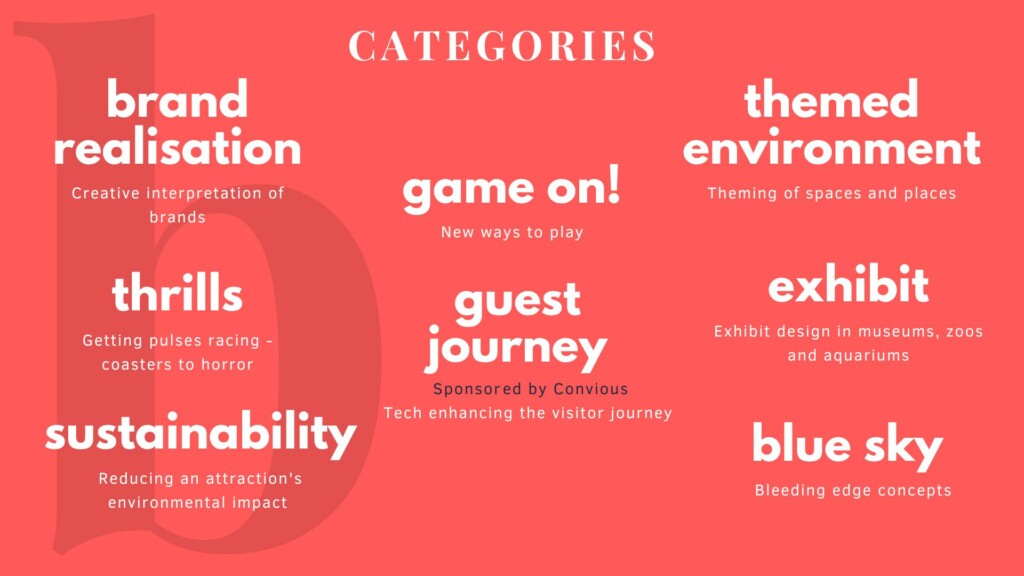 Blooloop Innovation Awards 2023 Area15 categories 2