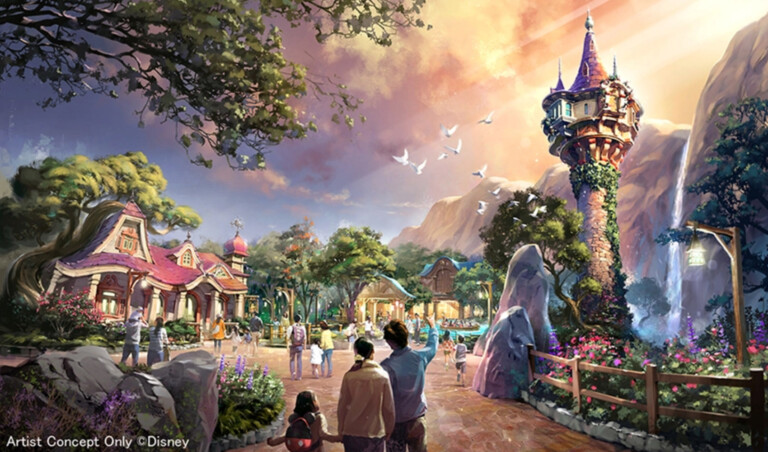 tokyo disneysea tangled fantasy springs new themed attractions 2024