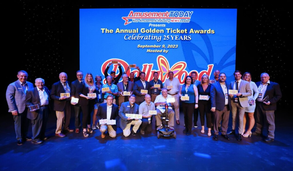 Great coasters international winning awards at golden ticket awards 2023