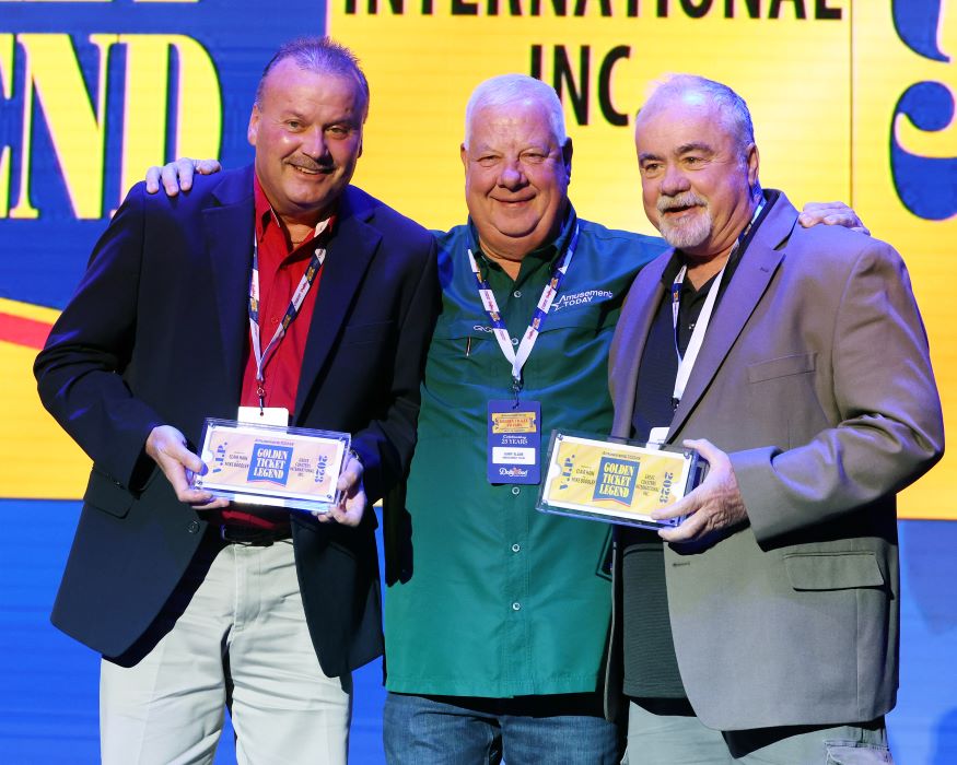 Great coasters international winning golden ticket award 2023