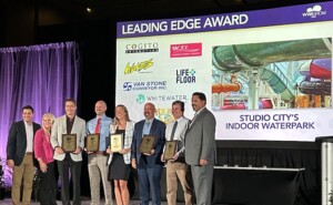 Leading Edge Award stage recipients Studio City Water Park Indoor