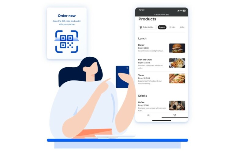 ROLLER Mobile Food & Beverage Ordering