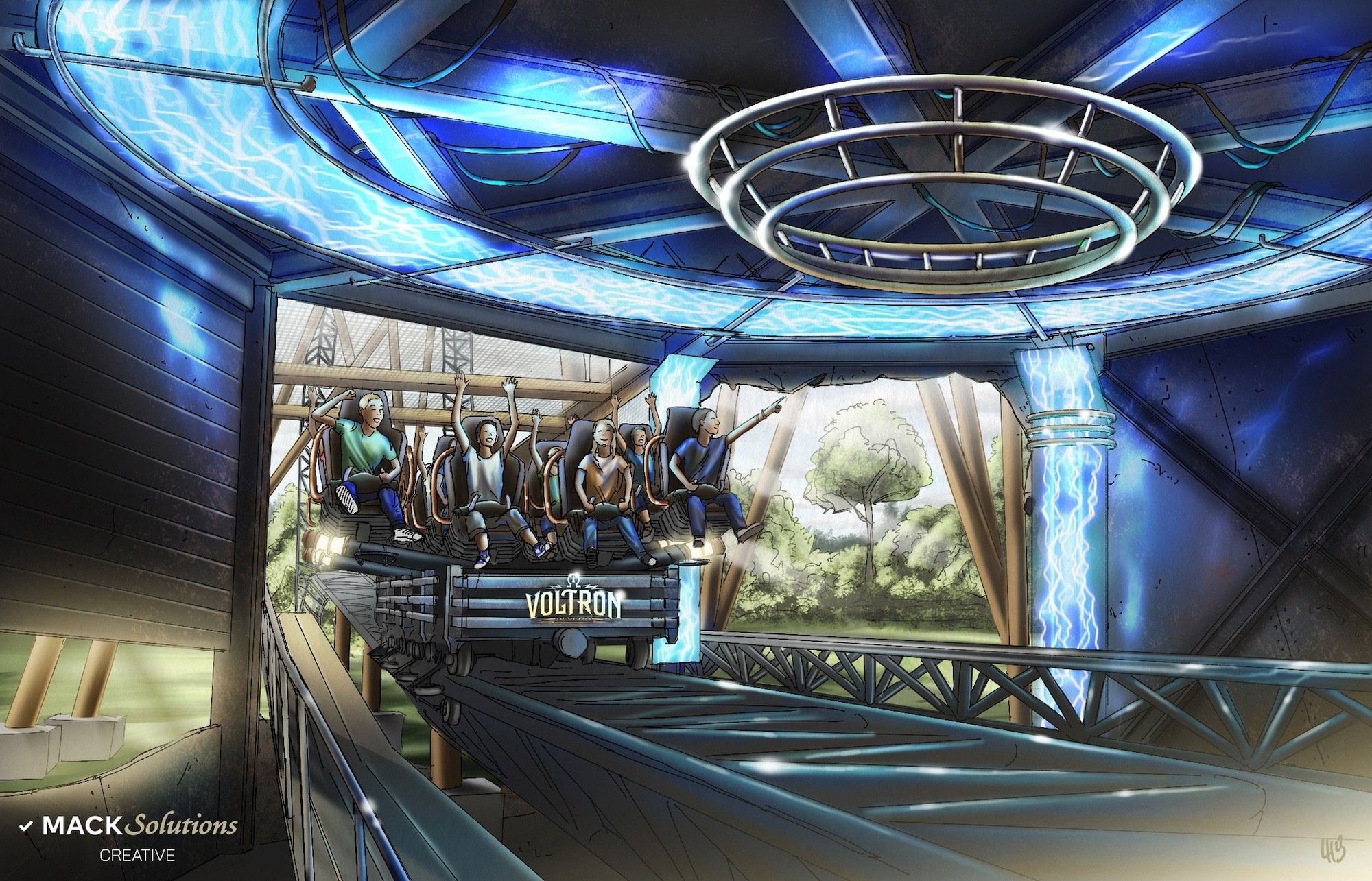 EuropaPark unveils Voltron Nevera coaster train blooloop