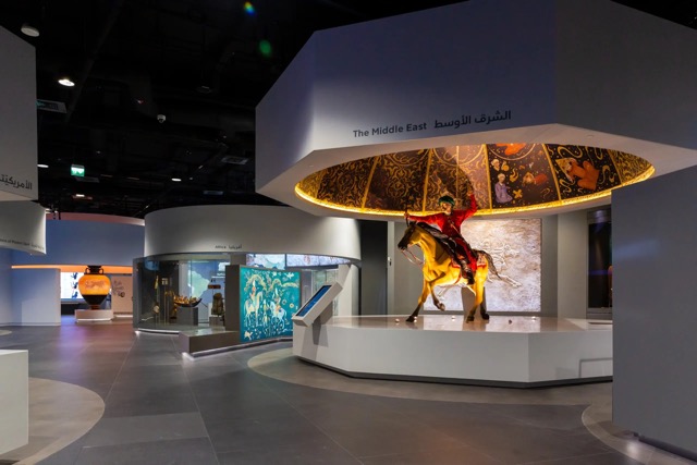 3-2-1 Qatar Olympic and Sports Museum displays