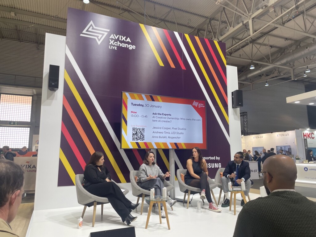 ISE 2024 Avixa Xchange session 'Who owns the content AI creates?'