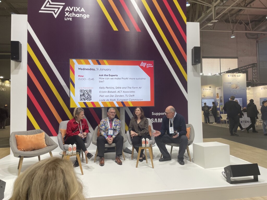 ISE 2024 Avixa Xchange session 'Ask the experts on sustainability'