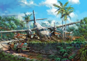 Jungle Rush coaster Dreamworld concept art Pico Play new themed attractions 2024