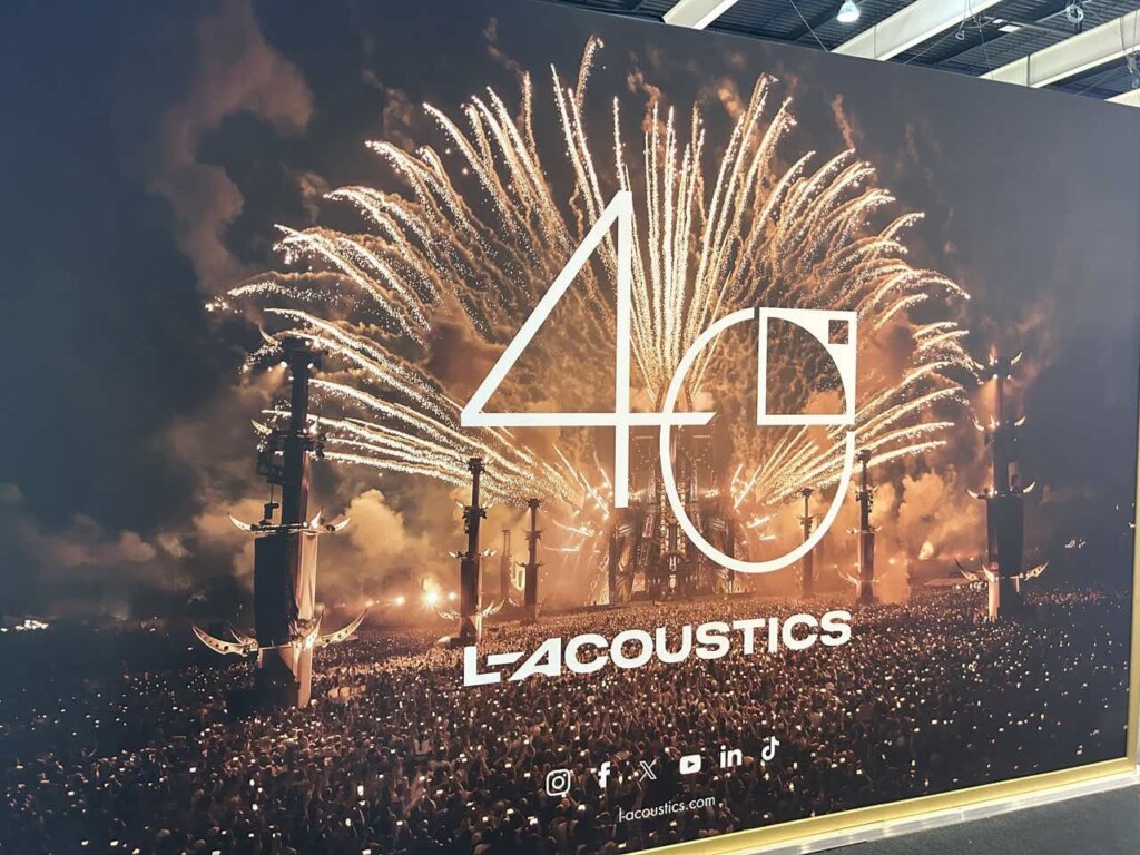 L-Acoustics 40th anniversary logo