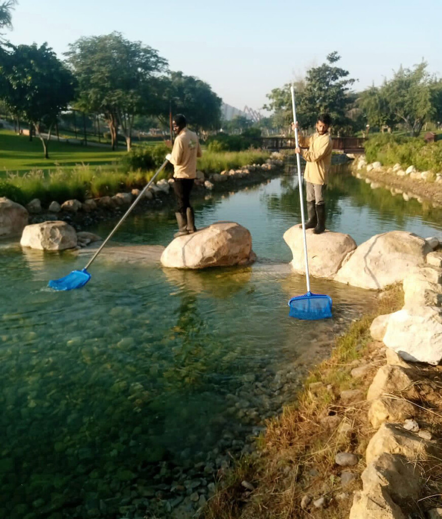 MAT Zoos team at Dubai Safari Park