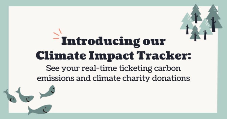 Ticket Tailor intro to Climate Impact Tracker