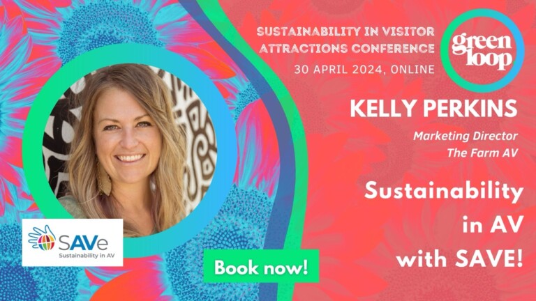 Speakers greenloop 24 - Kelly SAVe. Sustainability in AV with SAVE!
