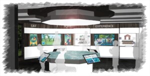 Storyland rendering Auburn Opelika visitor centre