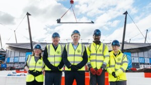 manchester city etihad expansion steel beams