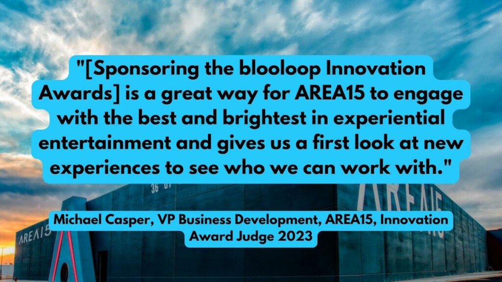 Innovation Awards 2024 quote from AREA15