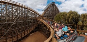 Knotts Berry Farm GhostRider roller coaster