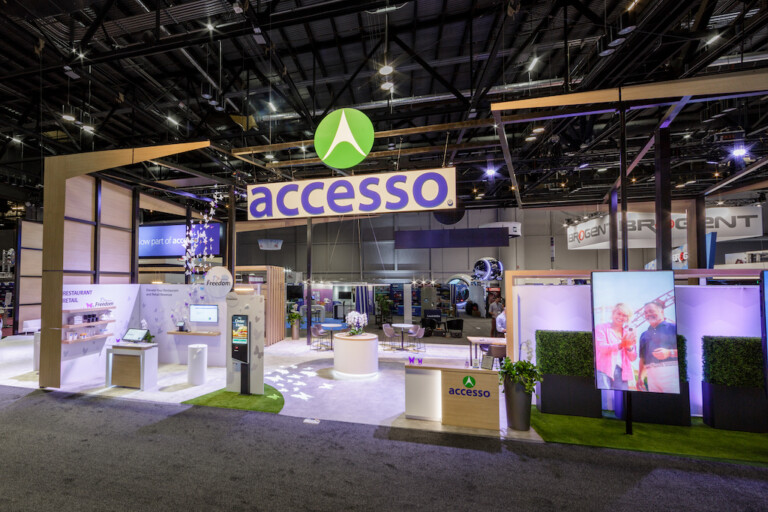 accesso trade show booth