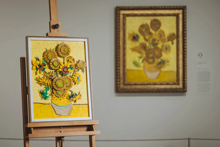 van gogh museum lego sunflowers
