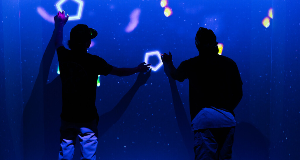 Interactive walls at Electric Playhouse
