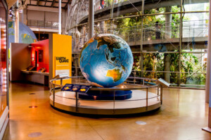 Exhibits on climate change in the California Academy of Sciences in San Francisco, California. Image credit Anton Ivanov Photo - stock.adobe.com