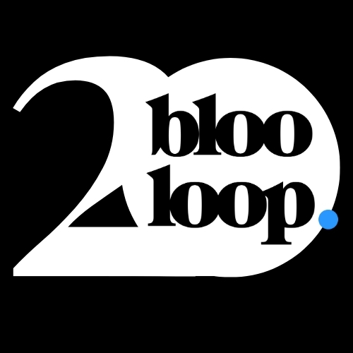 blooloop 20th anniversary logo square