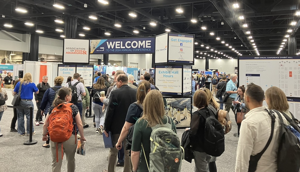 AZA conference exhibit hall